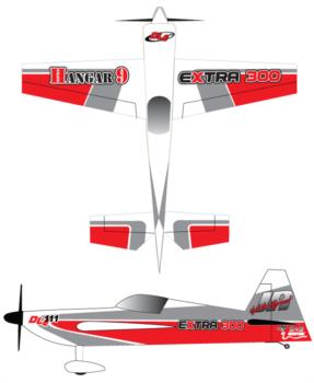 Hangar 9 Extra 300 v2 Graphic Package